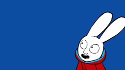 Super Rabbit Cute Happy New Year GIF