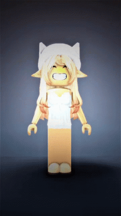 Super Roblox Girl Lightning Strike GIF