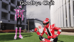 Super Sentai Goodbye Chat GIF