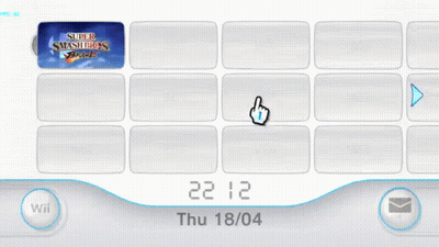 Super Smash Bros Wii Menu Screenshot