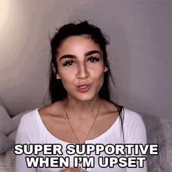 Super Supportive Girl When Upset GIF