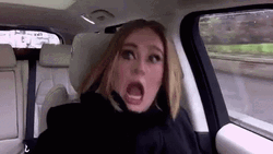 Super Terrified Adele GIF