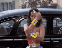 Super Woman Twisted Tea Bangle GIF