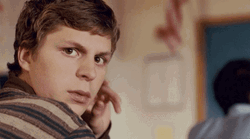 Superbad Michael Cera Looking Away GIF