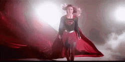 Supergirl Arrived From Then Skies GIF