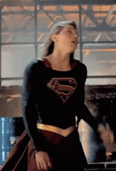 Supergirl Being Really Upset GIF