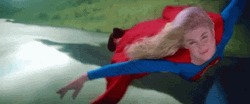 Supergirl Enjoys Flying GIF