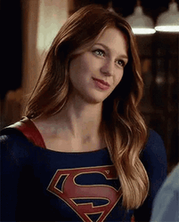 Supergirl Having A Good Talk GIF