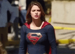 Supergirl Just Arrived GIF