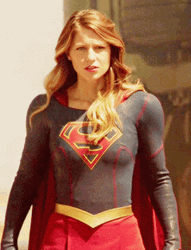 Supergirl Ready To Fight GIF
