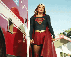 Supergirl Ready To Fly GIF