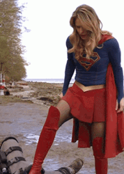 Supergirl Worried And In Rage GIF