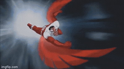 Superhero Flying GIF