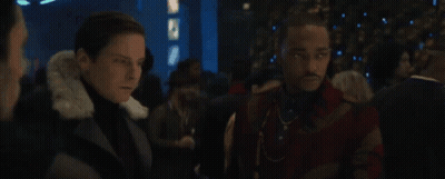 Superhero Man In Front Of Screen Saying What Is This GIF