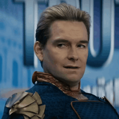 Superhero Man Standing In Front Of Tu Sign GIF
