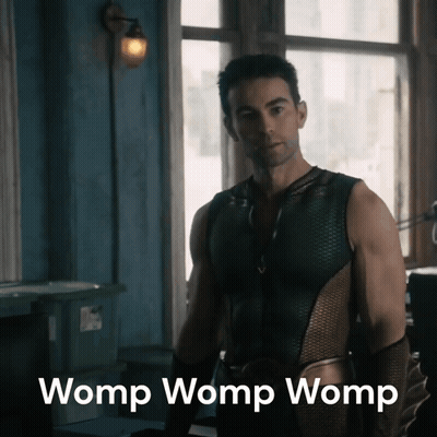 Superhero Man With Womp Womp Womp GIF