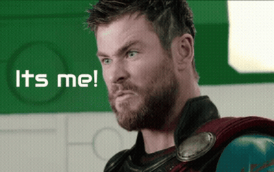 Superhero Poly Says Hello It's Me I'm Back GIF