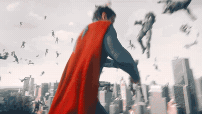 Superhero Saying Excuse Me GIF
