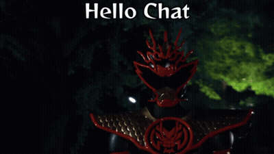 Superhero Saying Hello Chat GIF
