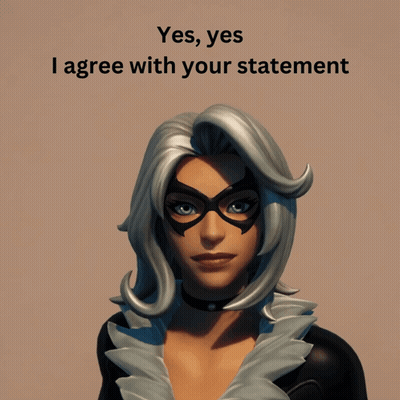 Superhero Saying Yes Yes I Agree GIF