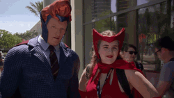 Superhero Supreme Comic-Con Couple GIF