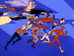 Superhero Supreme Friends Dash GIF