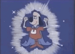 Superhero Supreme Shinning Dog GIF
