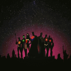 Superhero Supreme Silhouette GIF