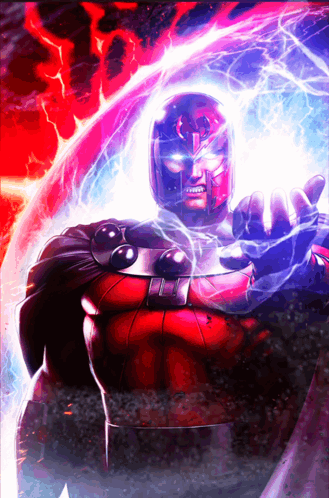 Superhero With Lightning Coming Out Of Head GIF