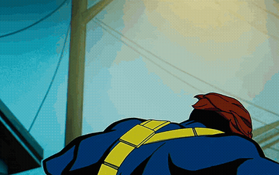 Superhero With Yellow Belt GIF