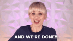 Superholly Happy All Done GIF