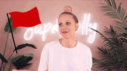 Superholly Red Flag GIF