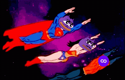 Superman And Wonder Woman Flying GIF