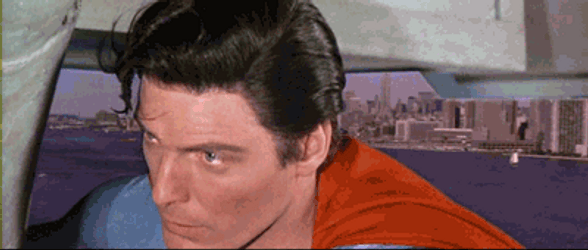 Superman Electric Nail  GIF