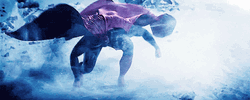 Superman Flying High Towards The Sky GIF