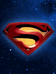 Superman Logo With Lights