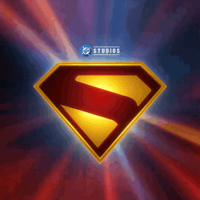 Superman Logo With Studios GIF