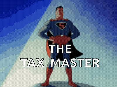 Superman The Tax Master GIF