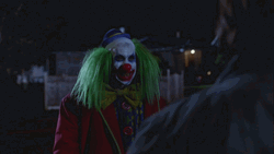 Supernatural Horror Clown Smiling Creepily GIF
