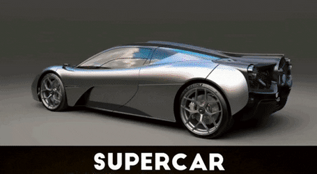 Supernova Crypto Car Transformation GIF