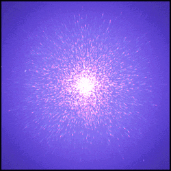 Supernova Gorgeous Moving Stars Loop GIF