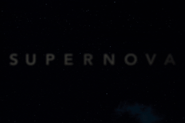 Supernova Minimalist Movie Title Trailer GIF