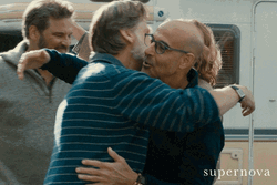 Supernova Stanley Tucci Tight Hugs GIF