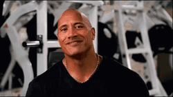 Superstar Dwayne Johnson Charming Big Smile GIF