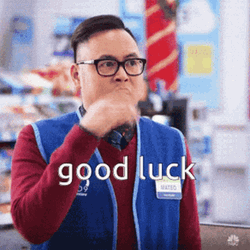 Superstore Good Luck GIF