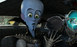 Supervillain Megamind Amazing Reaction Looking Out  GIF