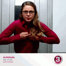 Superwoman Unleashing Her Costume GIF