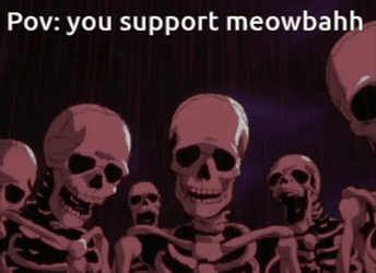 Support Berserk Skeleton On Fan Meme GIF