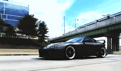 Supra Mk4 Toyota Car Highway GIF