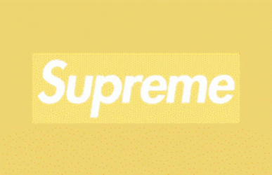 Supreme Brand Logo Design Variation GIF